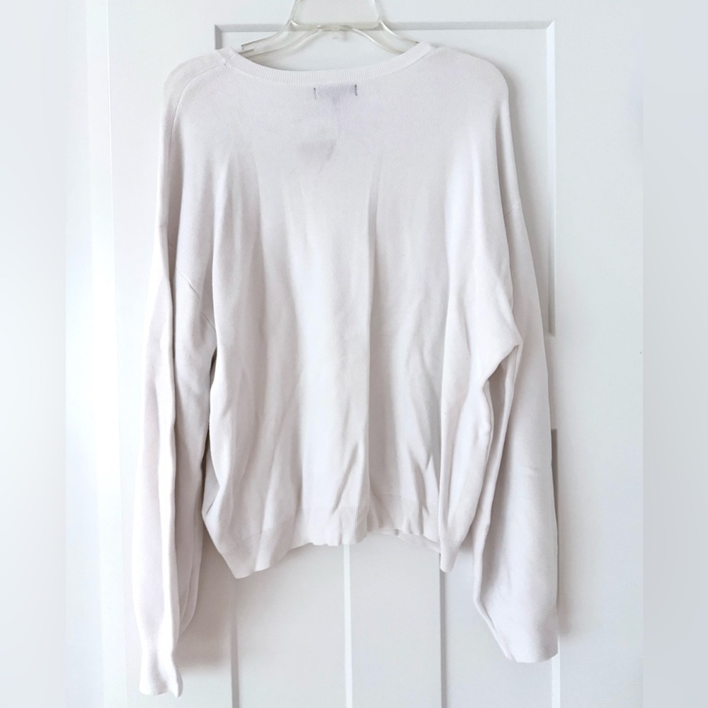 Guess Estele White Sweater, NWT Size Large - Picture 5 of 5